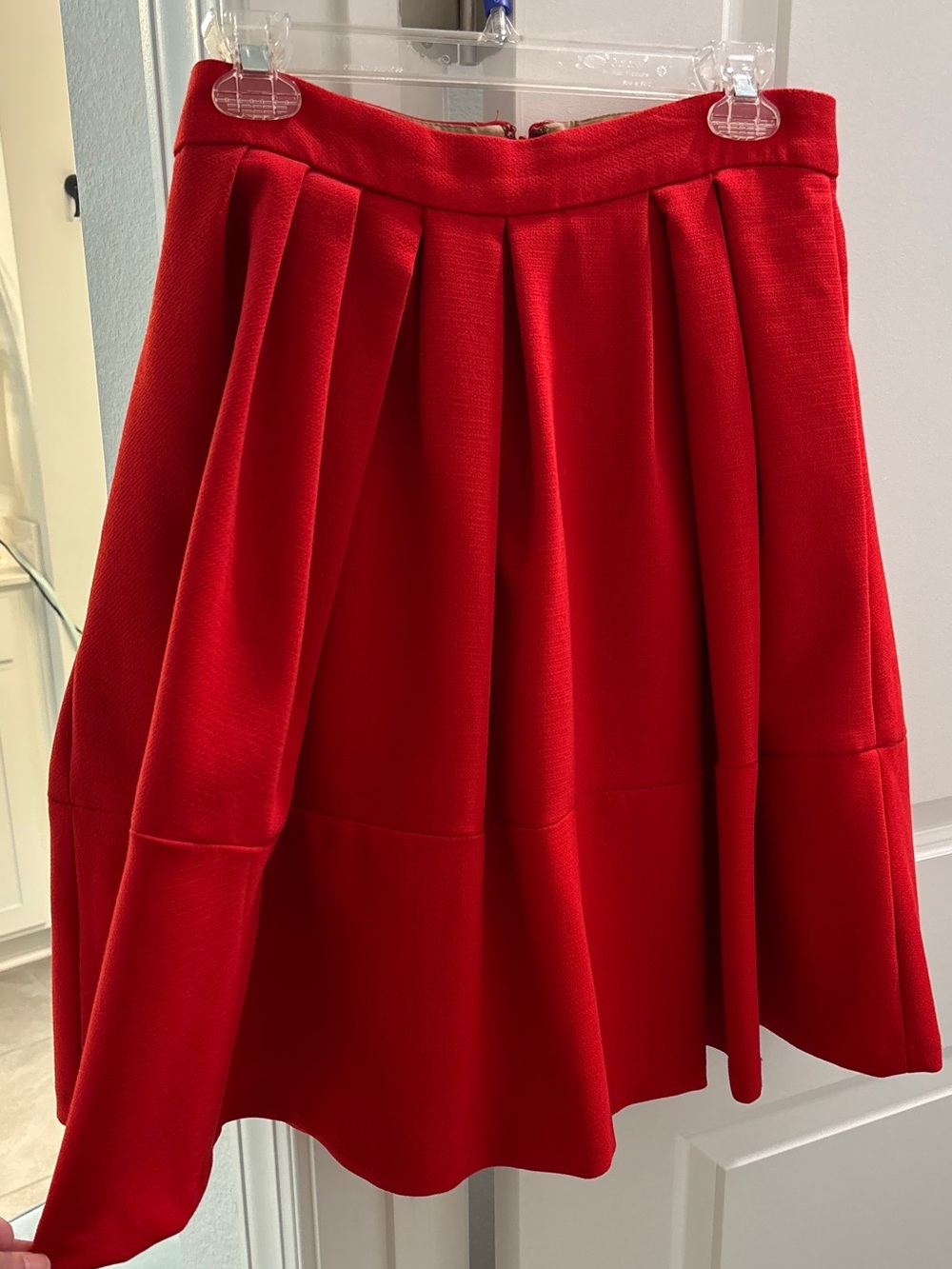 Banana Republic Red Circle Skirt
